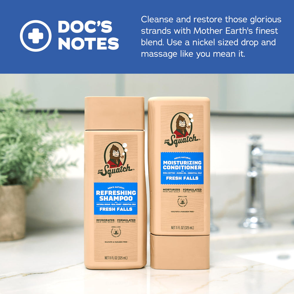 Dr. Squatch 2-pack box display emphasizes value and natural formula