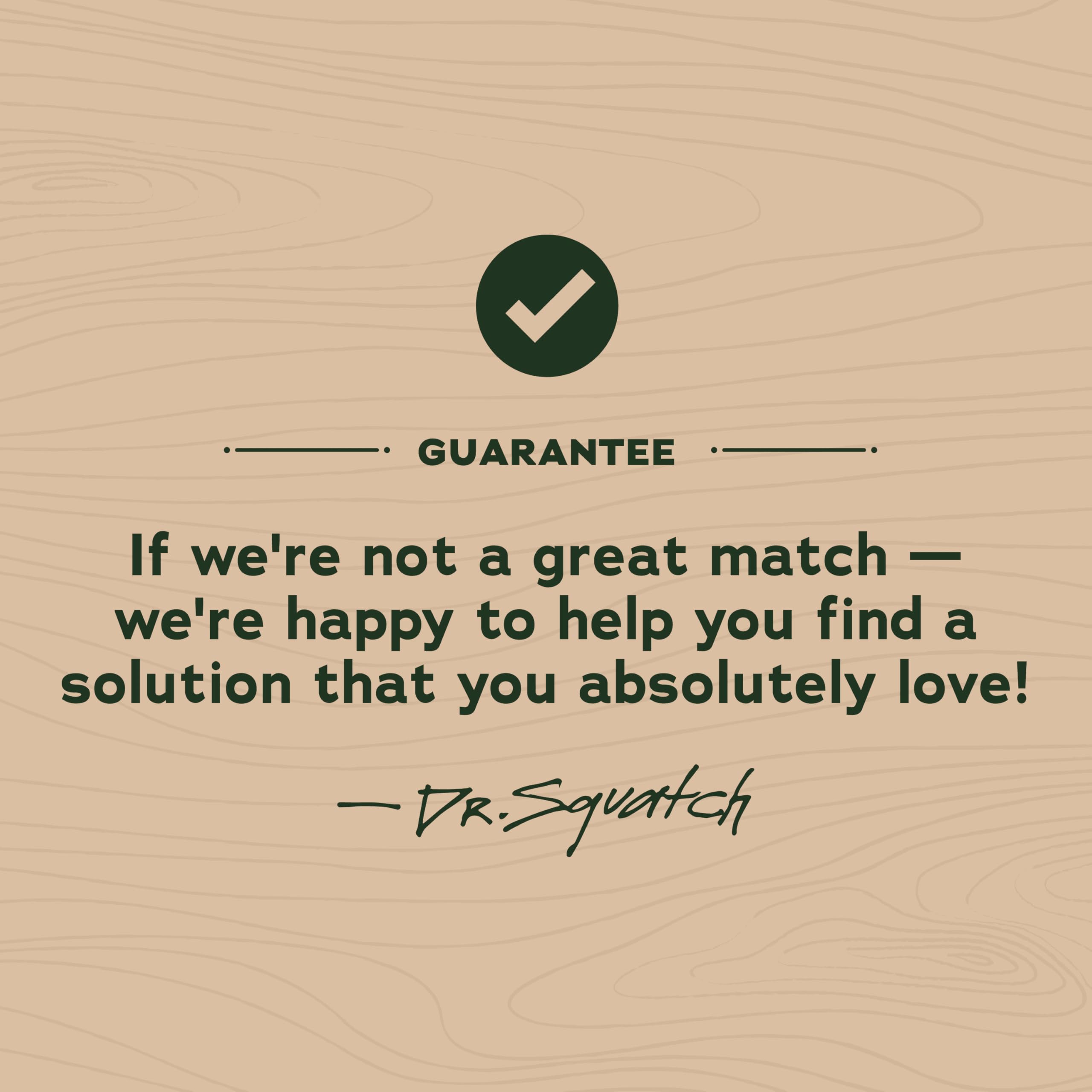 Dr. Squatch 3-stick set arranged for display.