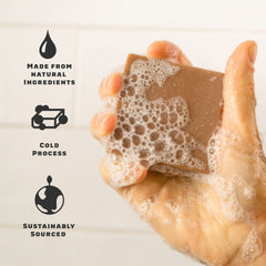 Dr. Squatch Birchwood Breeze soap bar delivers clean masculine scent without harsh chemicals