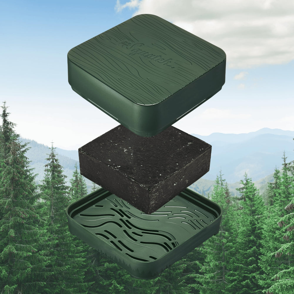 Dr. Squatch Birchwood Breeze soap with woodsy, refreshing scent.