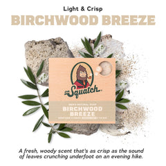 Dr. Squatch Cedar Citrus bar soap with clean, citrusy scent for daily use.