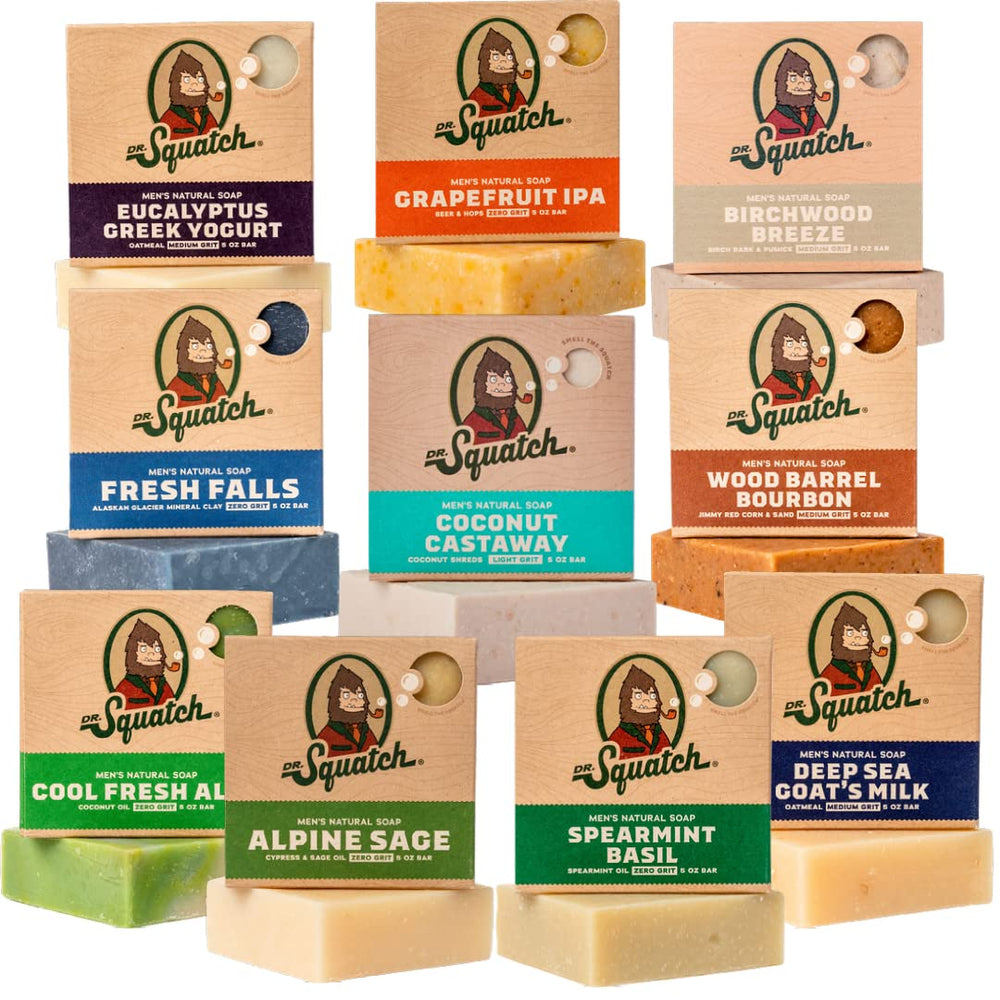 Dr. Squatch Coconut Castaway soap bar for refreshing daily cleanse
