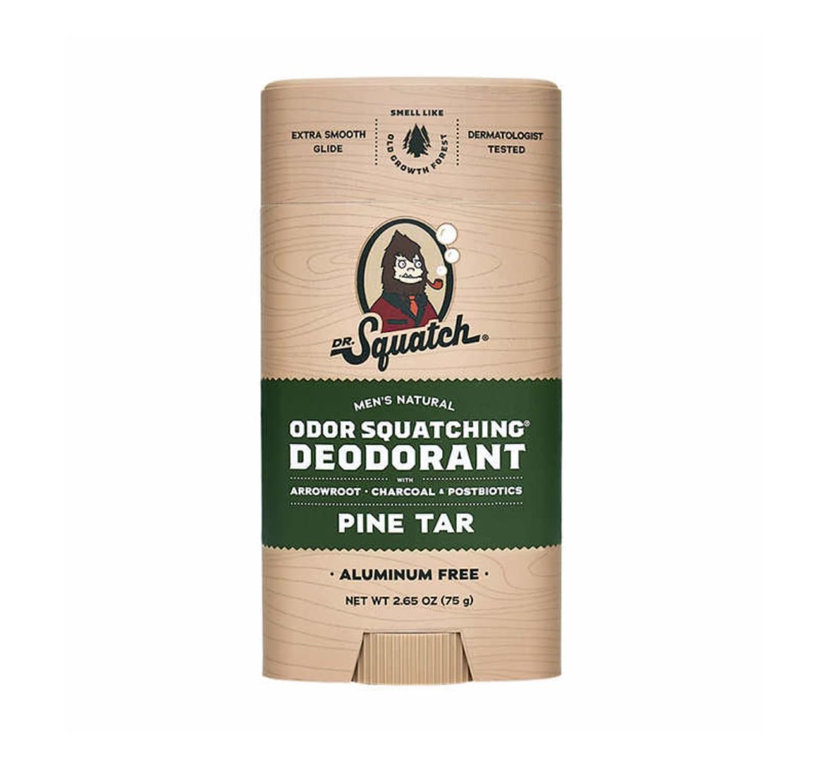 Aluminum-free formula from Dr. Squatch supports sensitive underarms