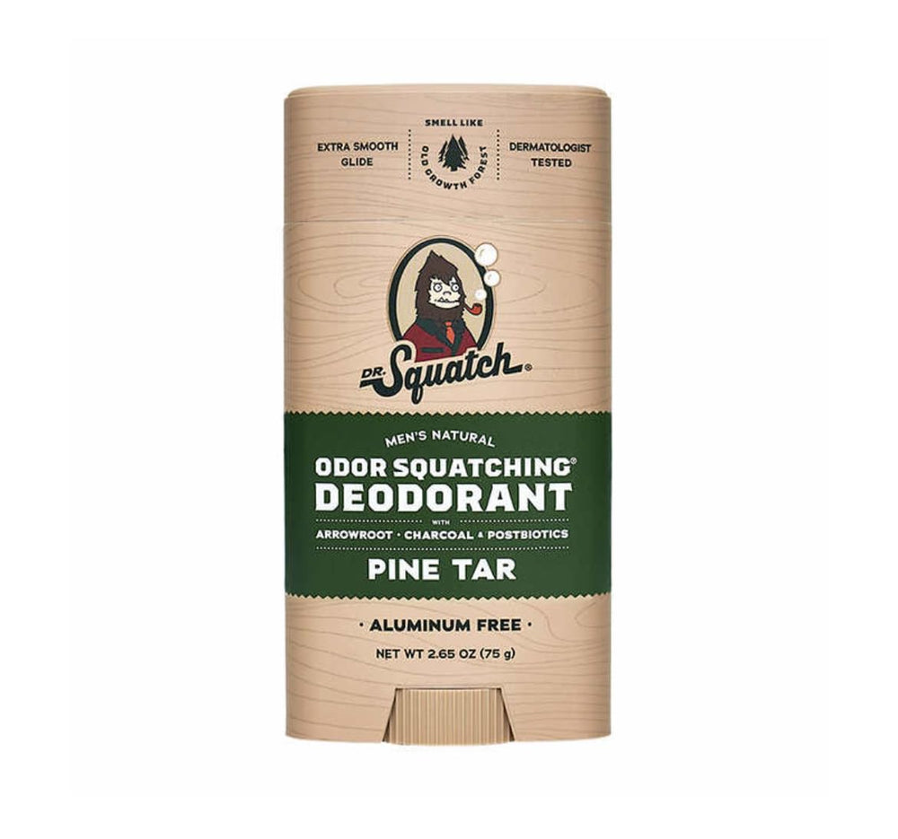 Aluminum-free formula from Dr. Squatch supports sensitive underarms