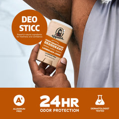 Charcoal and postbiotics formula in Dr. Squatch deodorant fights odor naturally.