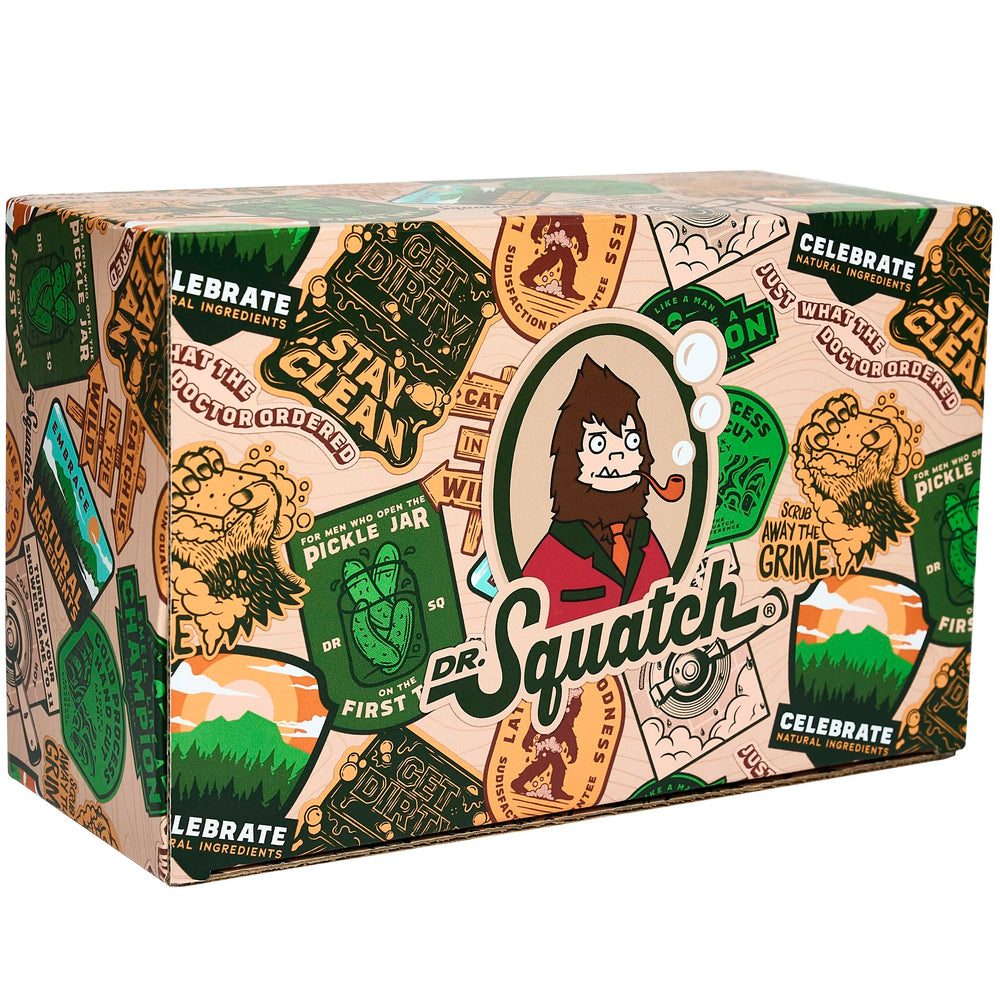 Dr. Squatch Fireside Bourbon Cologne offers warm, wood-forward fragrance for daily wear.