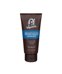Dr. Squatch Fresh Falls Face Wash bottle with pine and birch scent for a refreshing cleanse