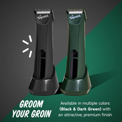 Ceramic blades close-up for clean, controlled grooming