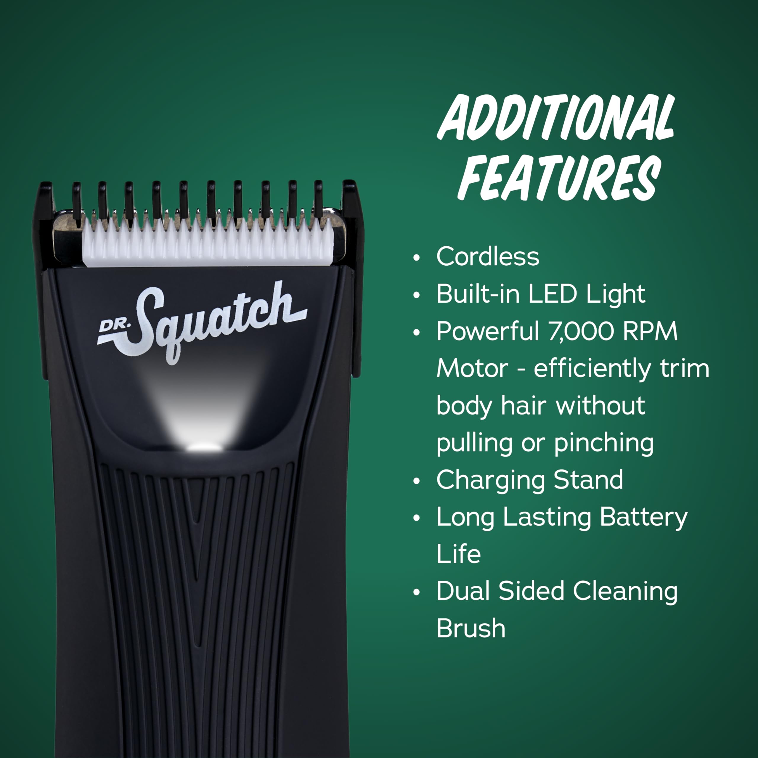 Squatch Shield technology shown on Groin Guardian blades