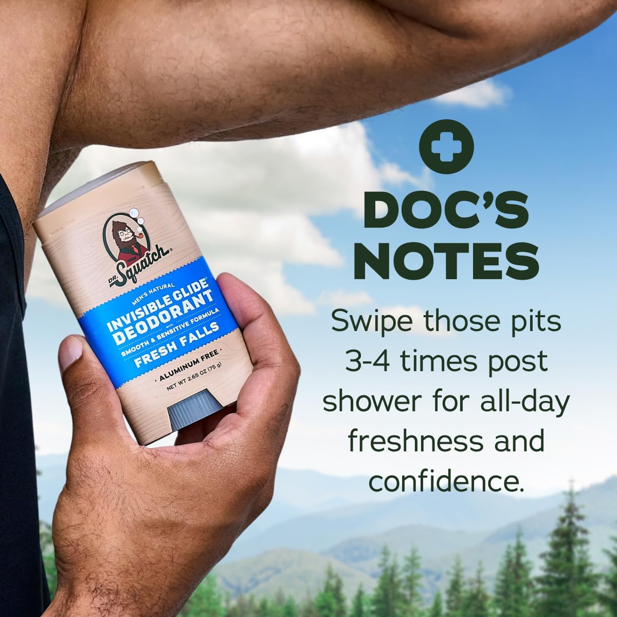 Wood Barrel Bourbon scent close-up from Dr. Squatch Invisible Glide with warm notes