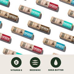 Dr. Squatch Original Mint lip balm stick with cooling finish.