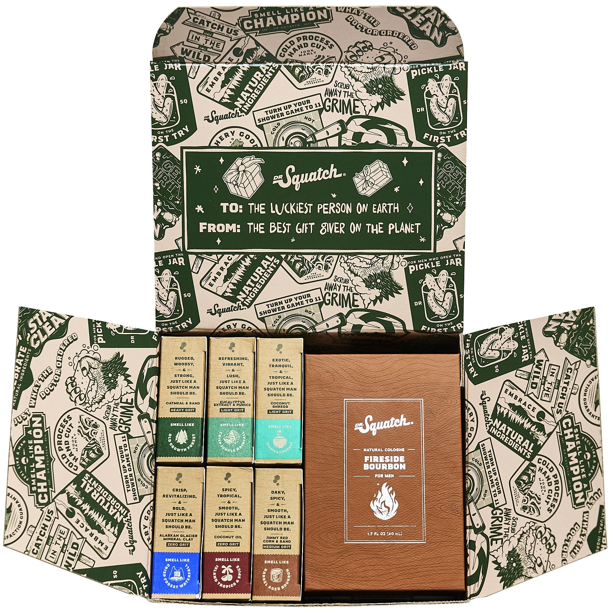 Dr. Squatch Natural Soap shows coconut oil benefits for daily refreshment.