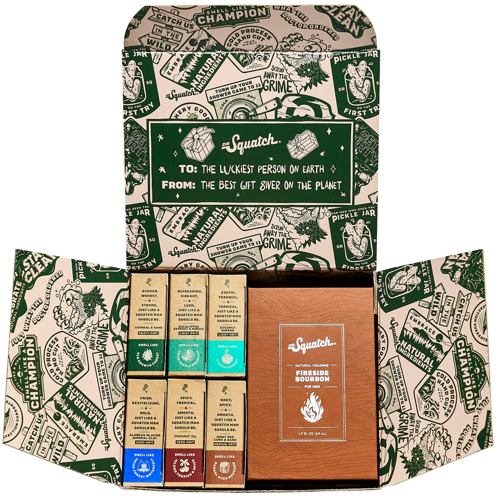 Dr. Squatch Natural Soap shows coconut oil benefits for daily refreshment.