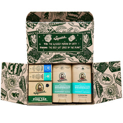 Dr. Squatch Odor-Squatching deodorant in action for natural odor control.