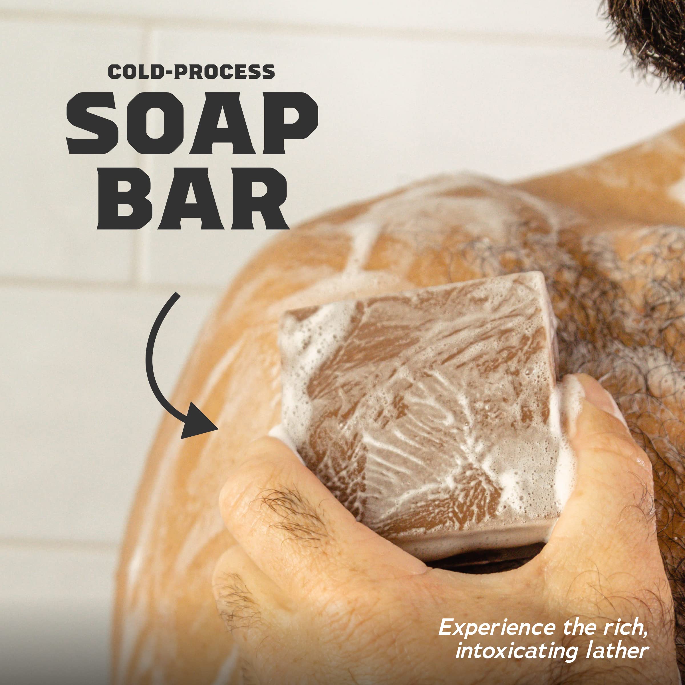 Dr. Squatch Pine Tar bar soap, deep-clean sensation for outdoorsy days.