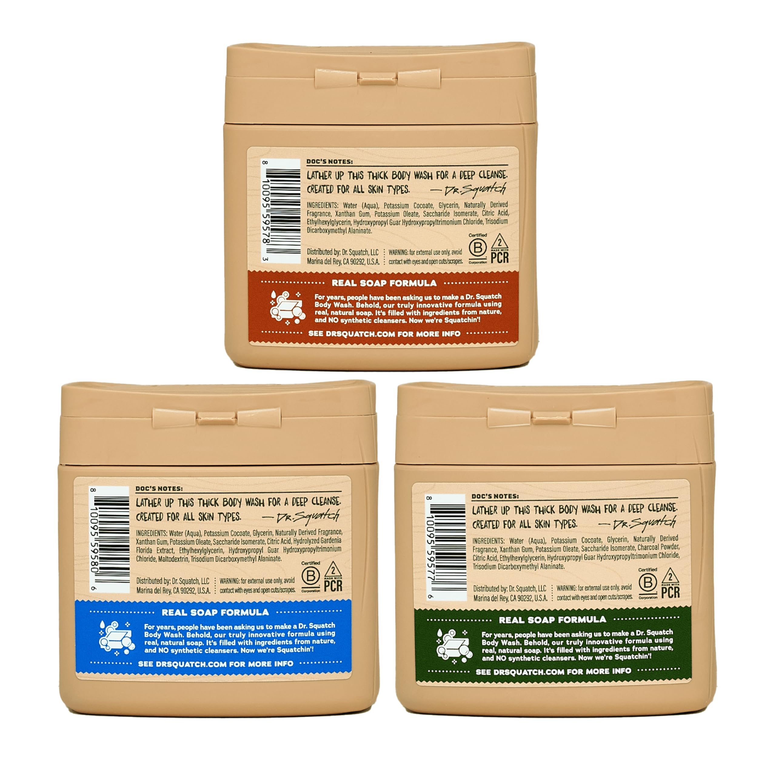 Dr. Squatch Pine Tar lather with natural hydration