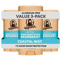Dr. Squatch Sierra Storm deodorant stick for all-day odor protection.