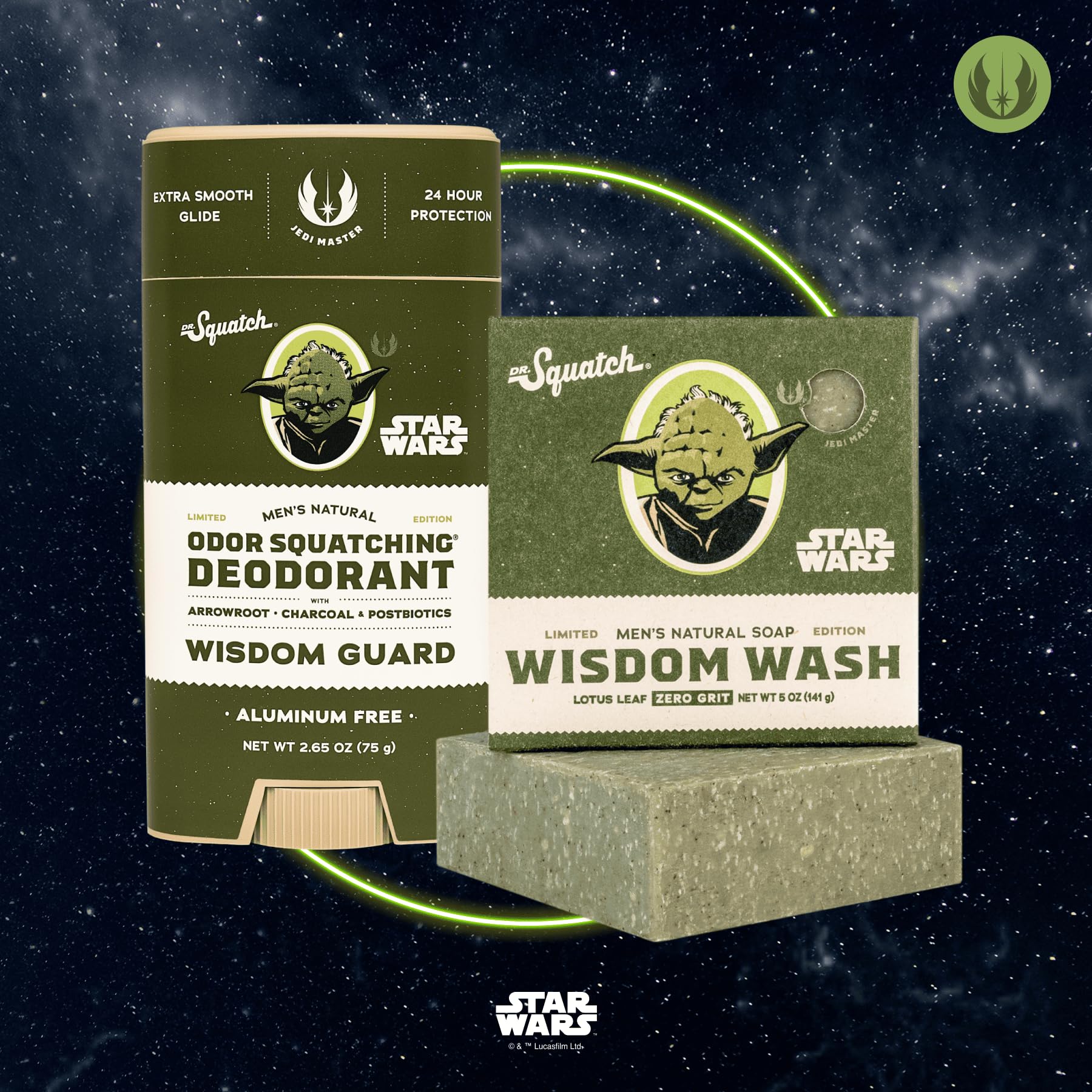 Dr. Squatch Sinister Scrub bar with charcoal and kaolin for deep cleansing.