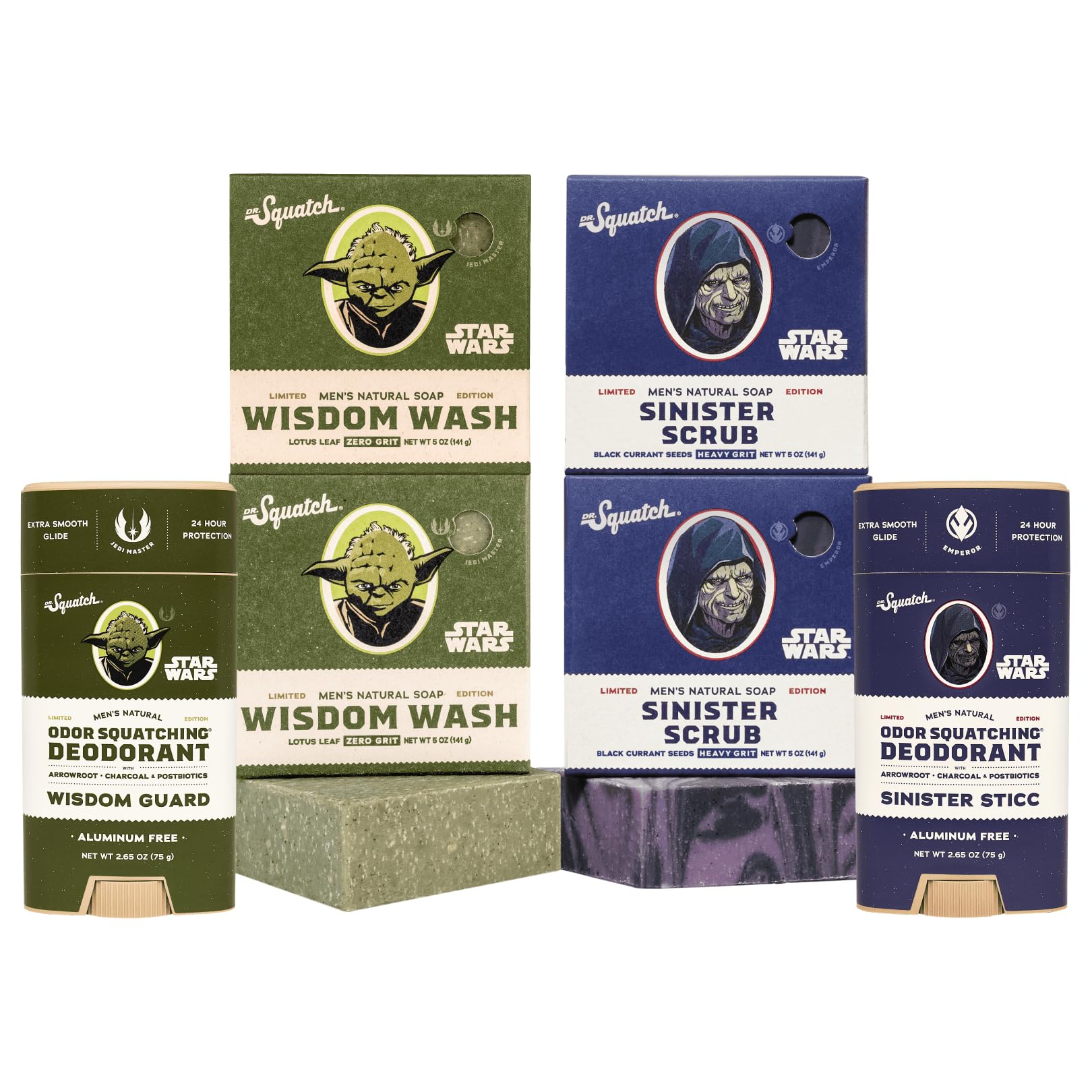 Dr. Squatch Wisdom Wash bar ready for a refreshing morning cleanse.