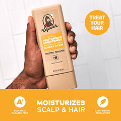 Dr. Squatch Summer Citrus conditioner bottle for smoother hair.