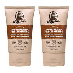 Dr. Squatch Wood Barrel Bourbon deodorant bottle ready for daily use, masculine packaging