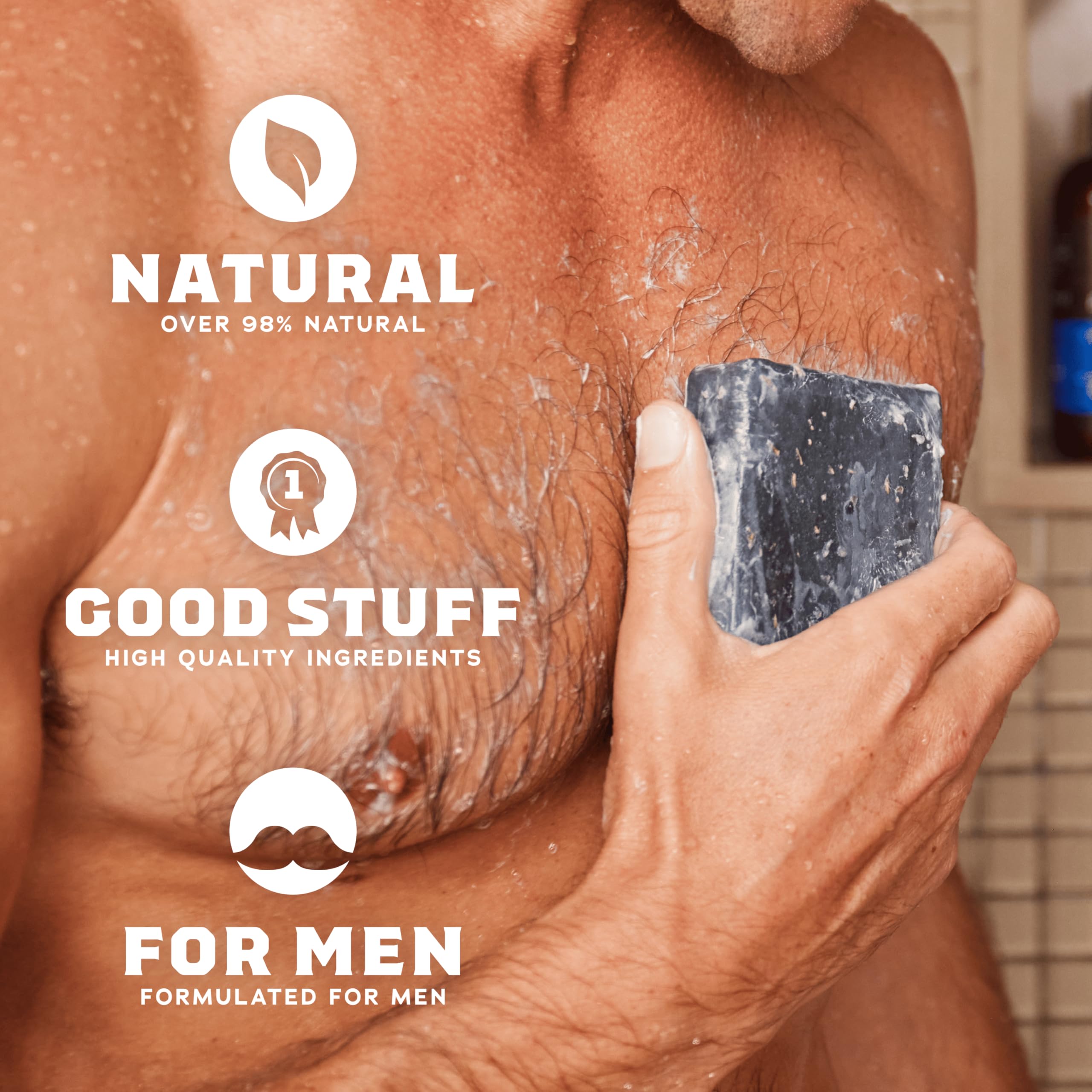 Dr. Squatch Wood Barrel Bourbon deodorant with natural odor protection.