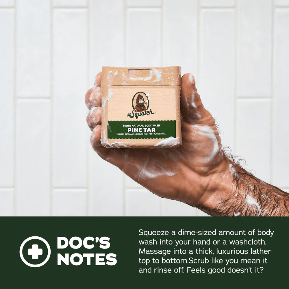 Dr. Squatch Wood Barrel Bourbon lather is creamy and refreshing