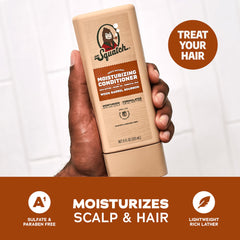Dr. Squatch Wood Barrel Bourbon duo on wood surface in grooming setup