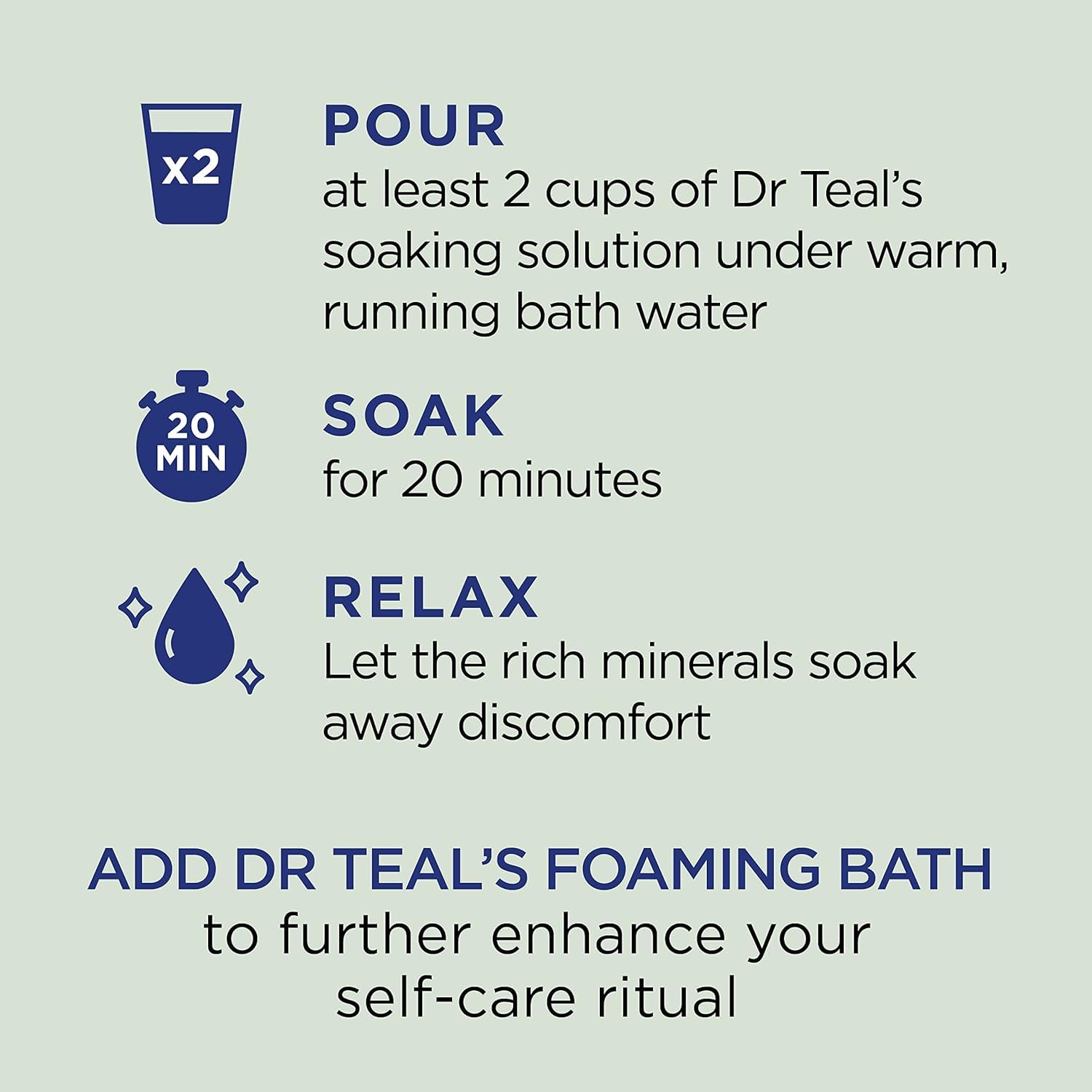 Soft skin moment after using Dr Teal's bath soak in a cozy bath scene