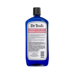 Dr Teal's Bergamot and Sweet Orange oils provide a calming fragrance during bath time