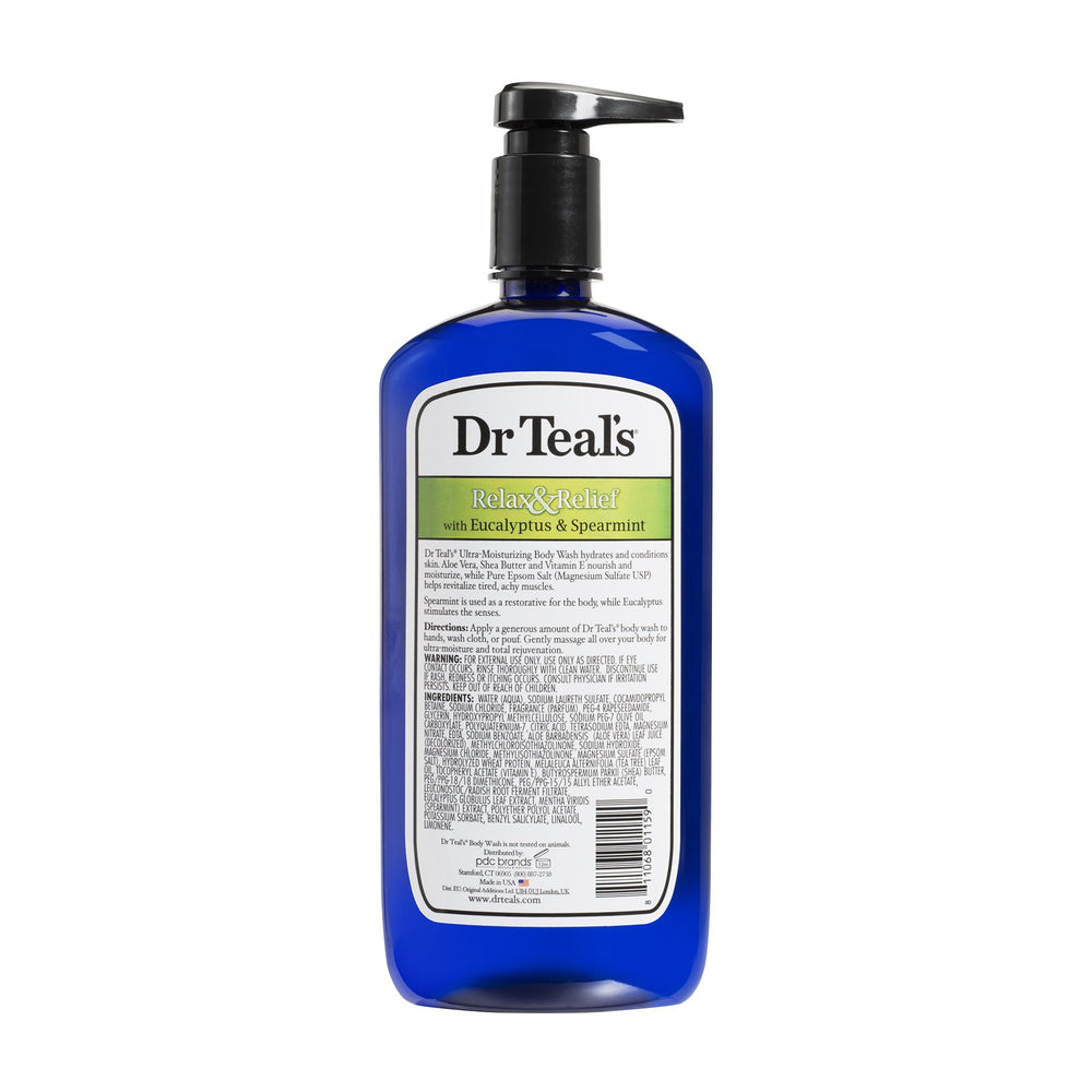 Dr Teal's gift-set packaging image shows three 24 oz bottles together.