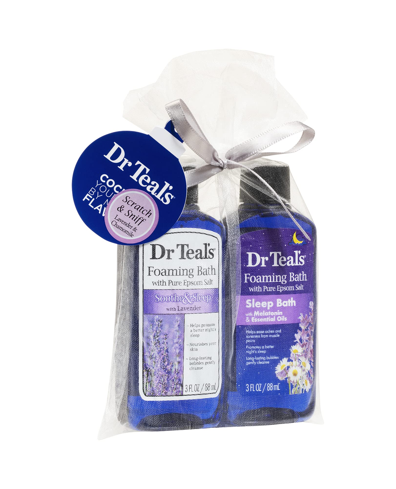 Dr Teal's holiday gift pack showing relaxing baths for self-care