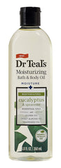 Dr Teal's oil absorbing quickly for lightweight hydration