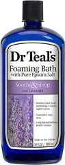 Dr Teal's Shea Butter & Almond Oil foaming bath bottle with moisturizing benefits