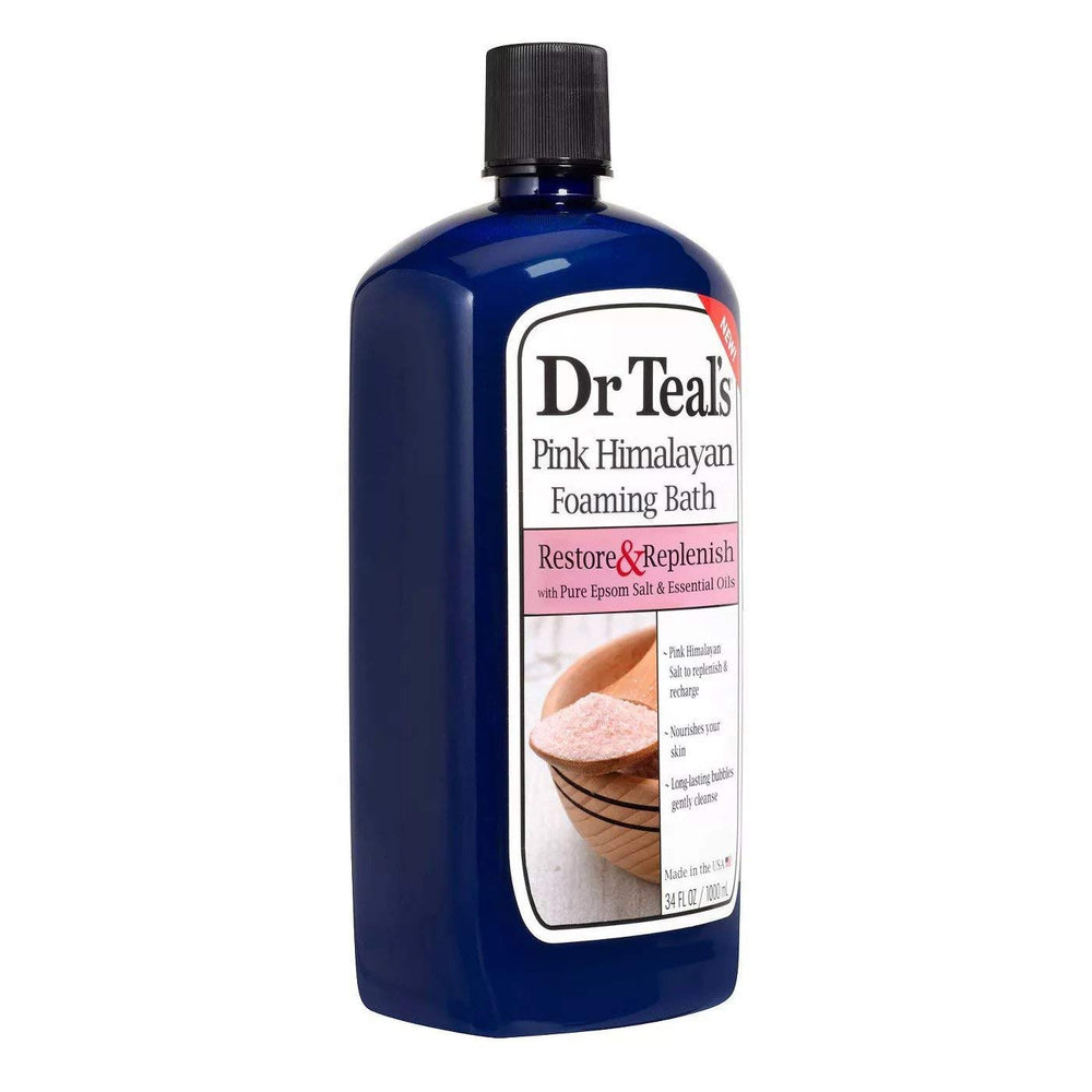 Dr Teal's Soft Lather Bath delivers luxurious foam for a peaceful soak