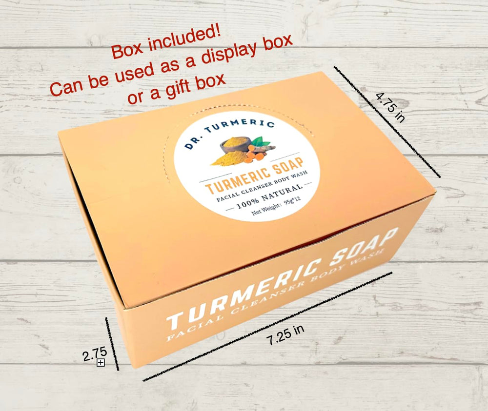 Dr. Turmeric bar daily skincare routine setup promotes consistent cleansing ritual.