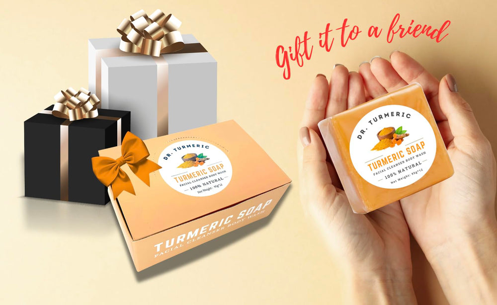 Dr. Turmeric bar glycerin moisture layer emphasizes longer-lasting hydration.