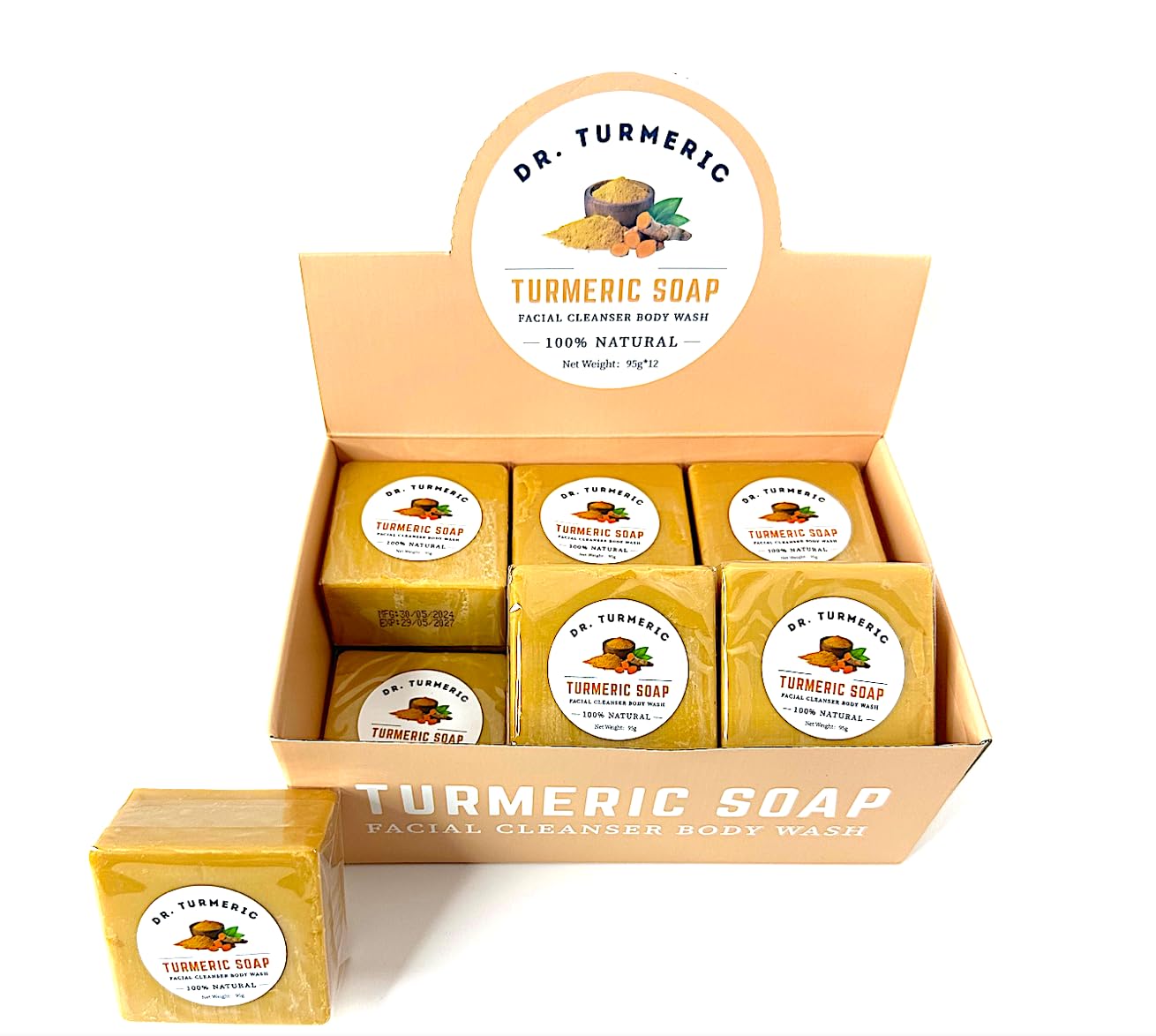 Dr. Turmeric packaging styling for premium gifting and daily use.