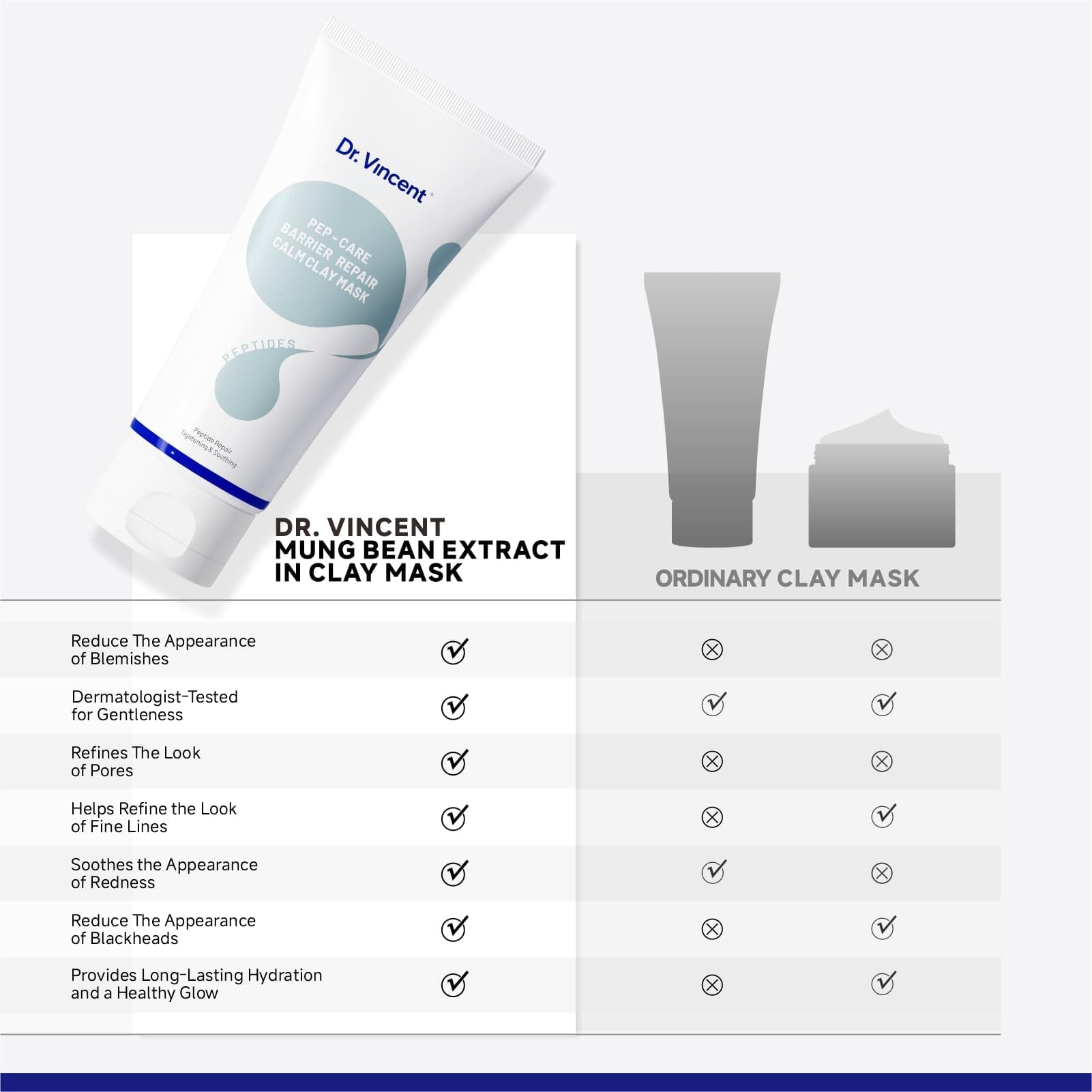 Dr Vincent jar and brush ready for pre-makeup masking to improve base application.