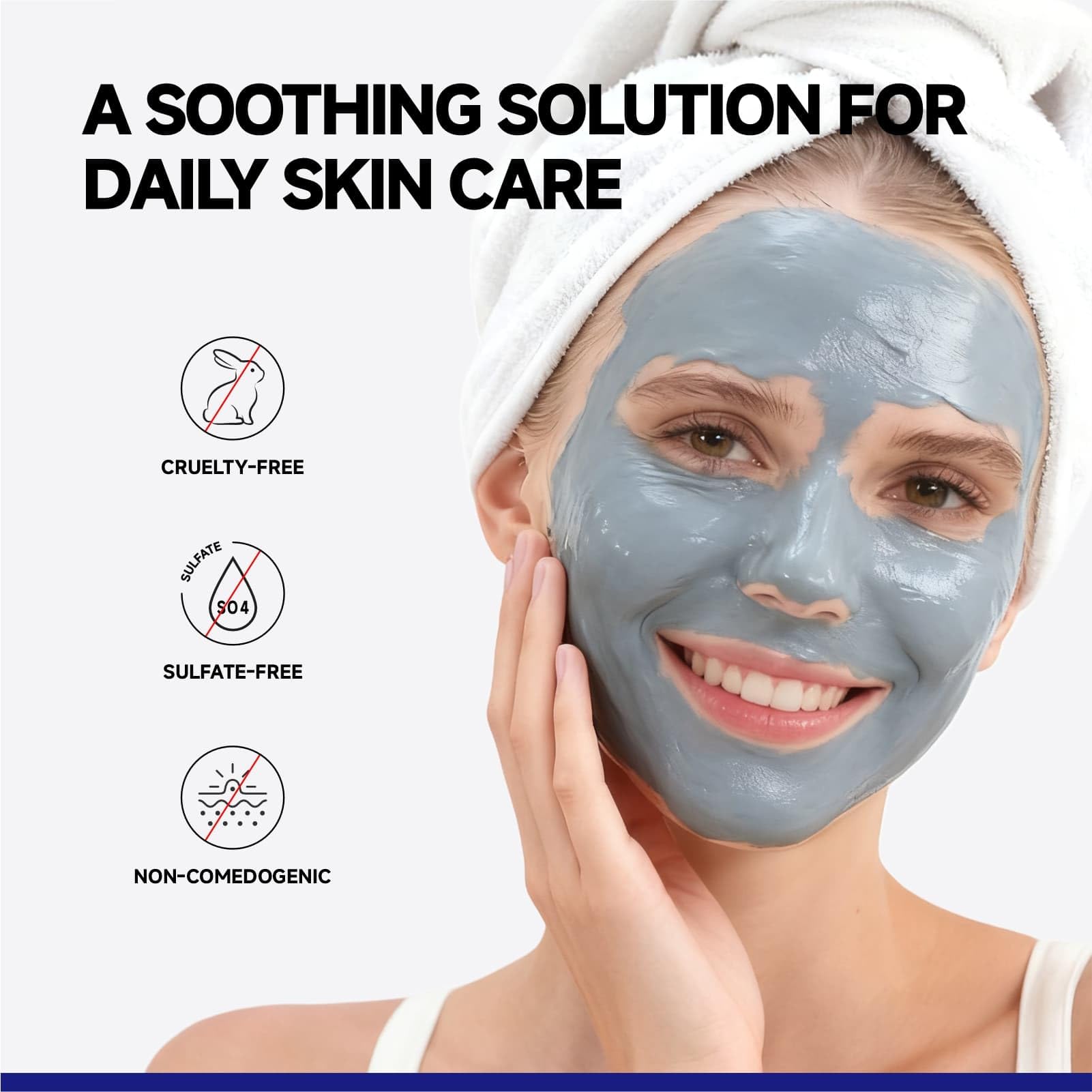 Brush included with Dr Vincent mask for easy, even application