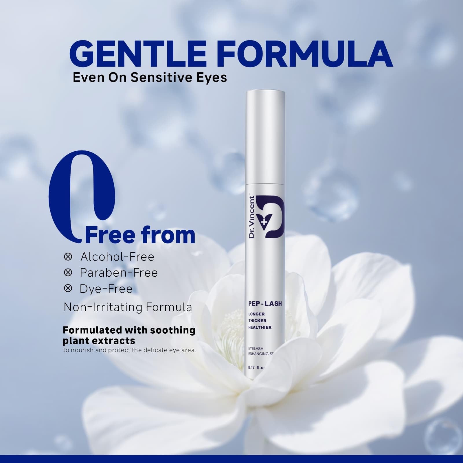 Dr Vincent Lash Serum clinical study seal indicating safety.