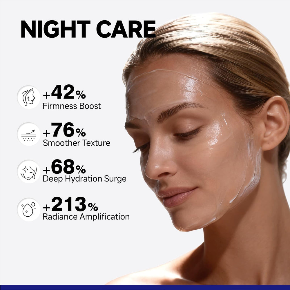 Dr Vincent Deep Hydration Night Mask forms breathable film during sleep.