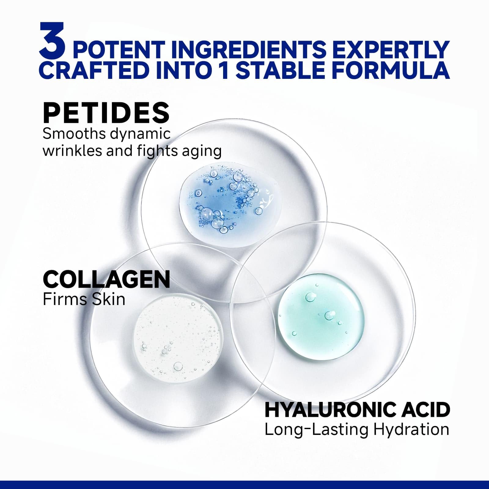 Dr Vincent peptide under-eye patches suitable for sensitive skin with gentle formula.