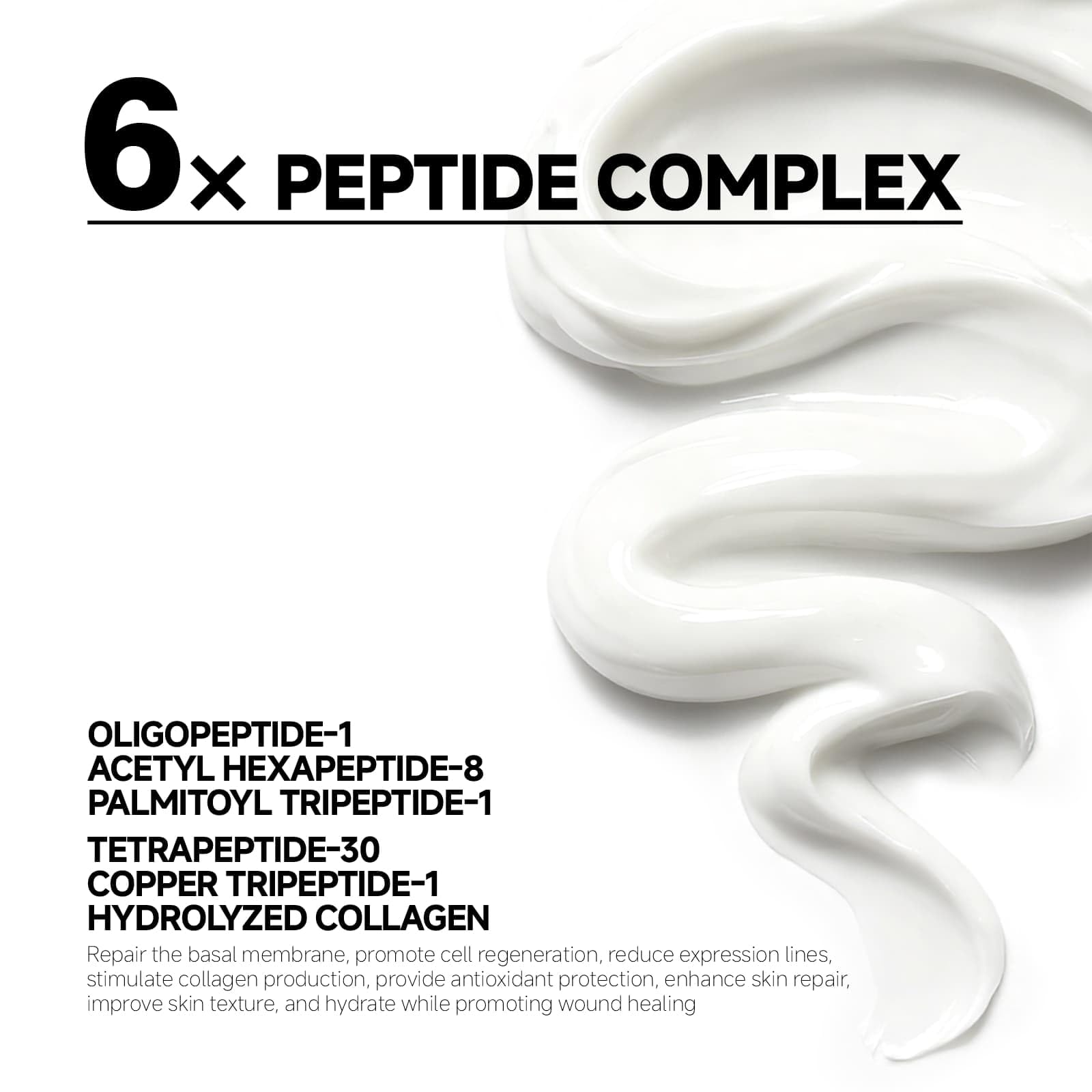 Dr Vincent Tri-Peptide Renew supports wrinkle smoothing overnight.