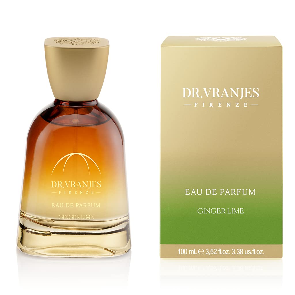 Dr. Vranjes Ginger Lime bottle front, premium home fragrance centerpiece.