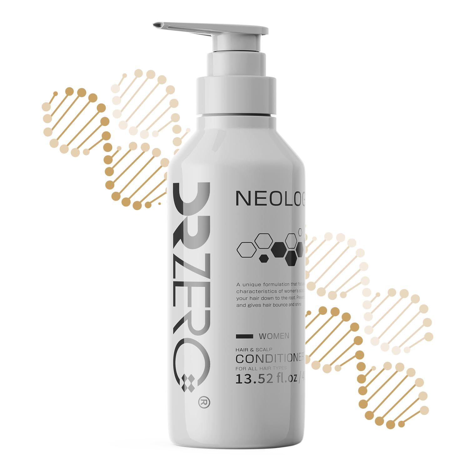 DR ZERO Neology bottle front view for premium scalp care and fullness