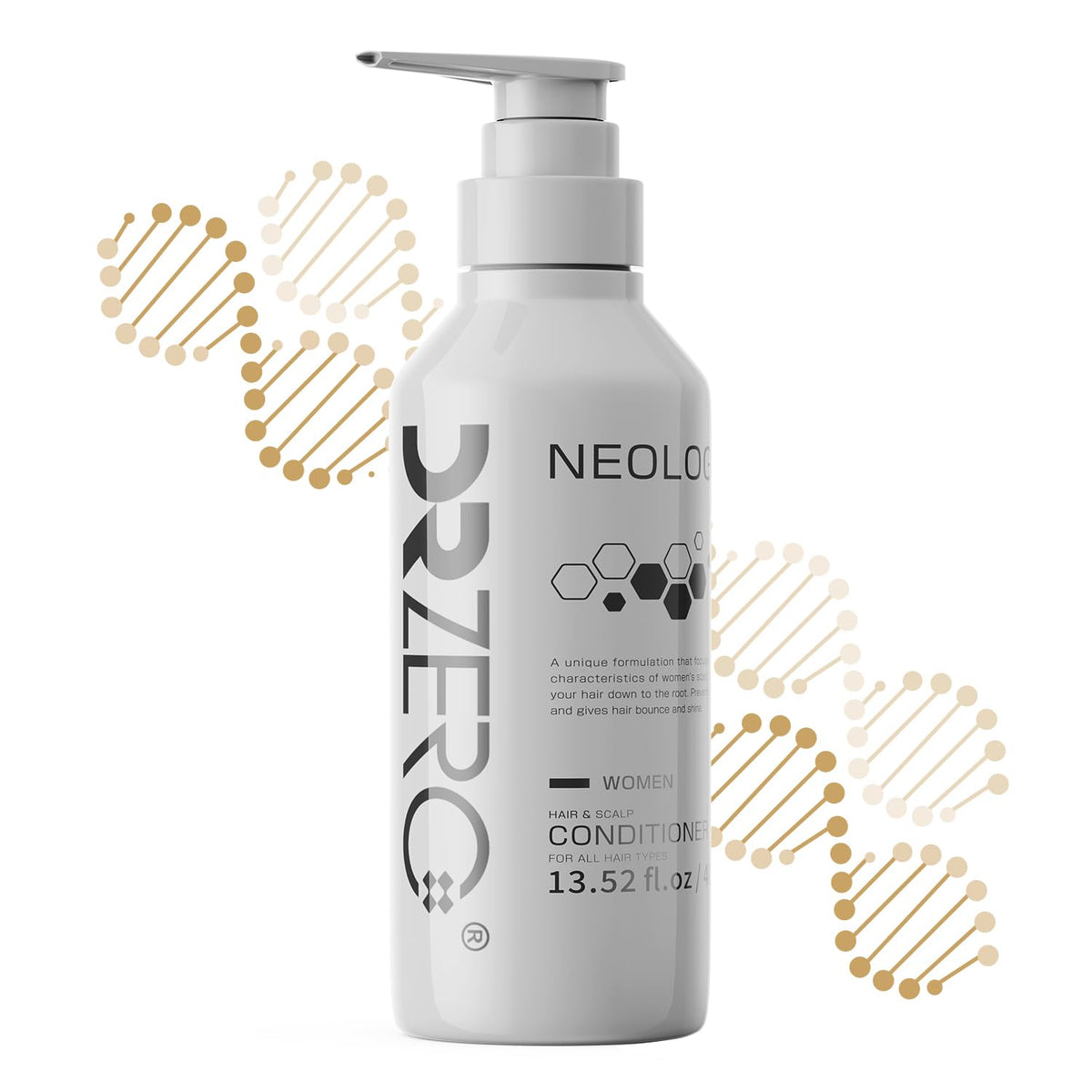 DR ZERO Neology bottle front view for premium scalp care and fullness