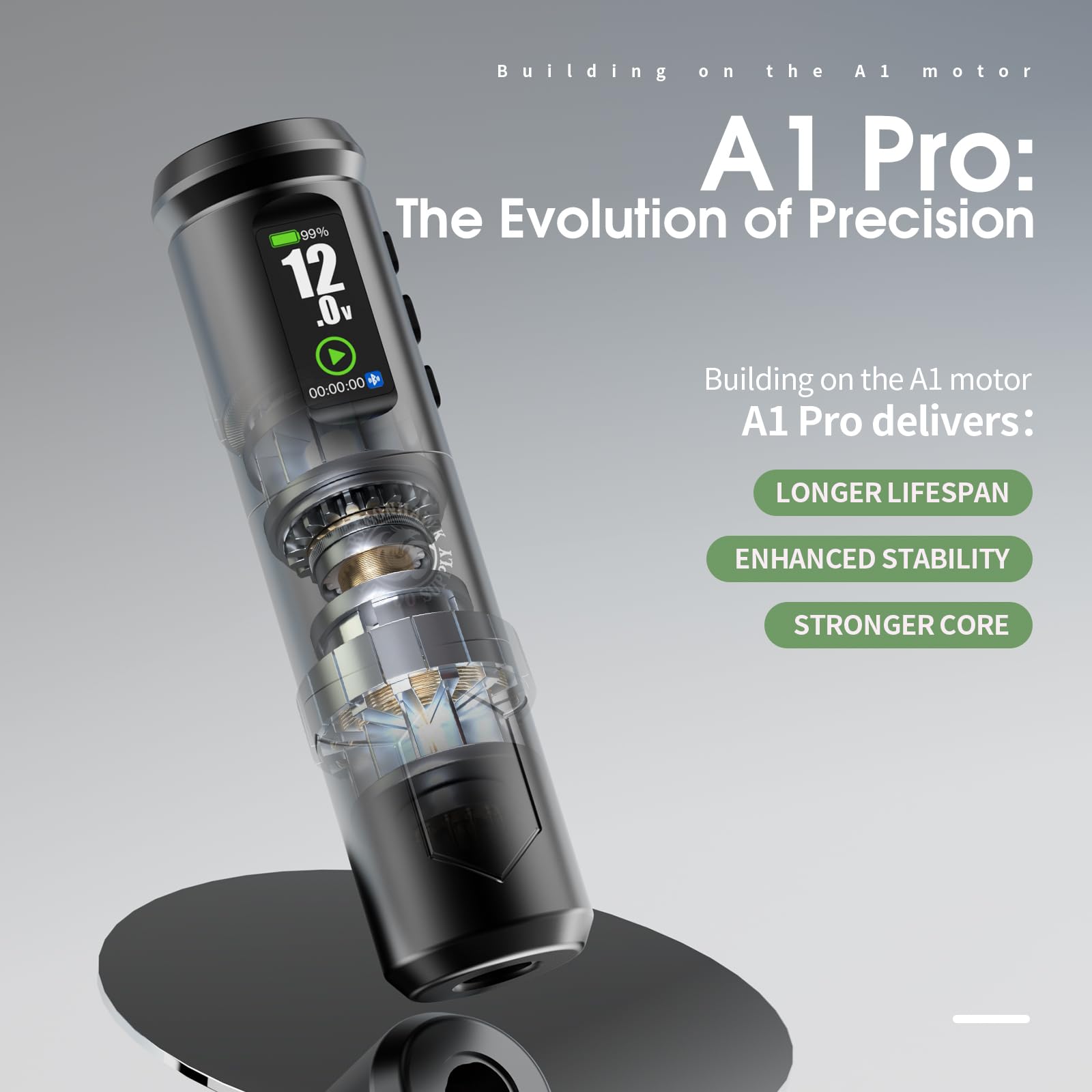 Dragonhawk A1 Pro 2000mAh battery delivers long practice sessions between charges.