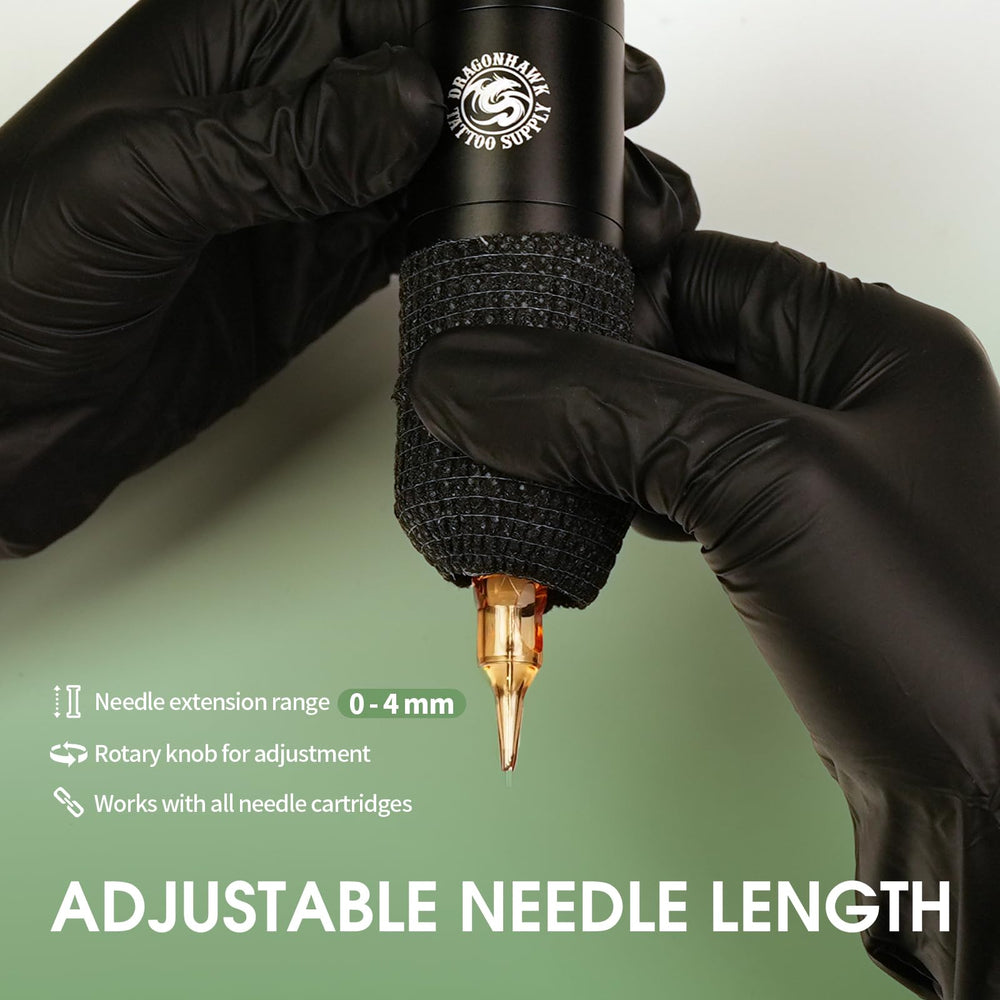 Dragonhawk A1 Pro 4.0mm stroke supports smooth lines and shading.