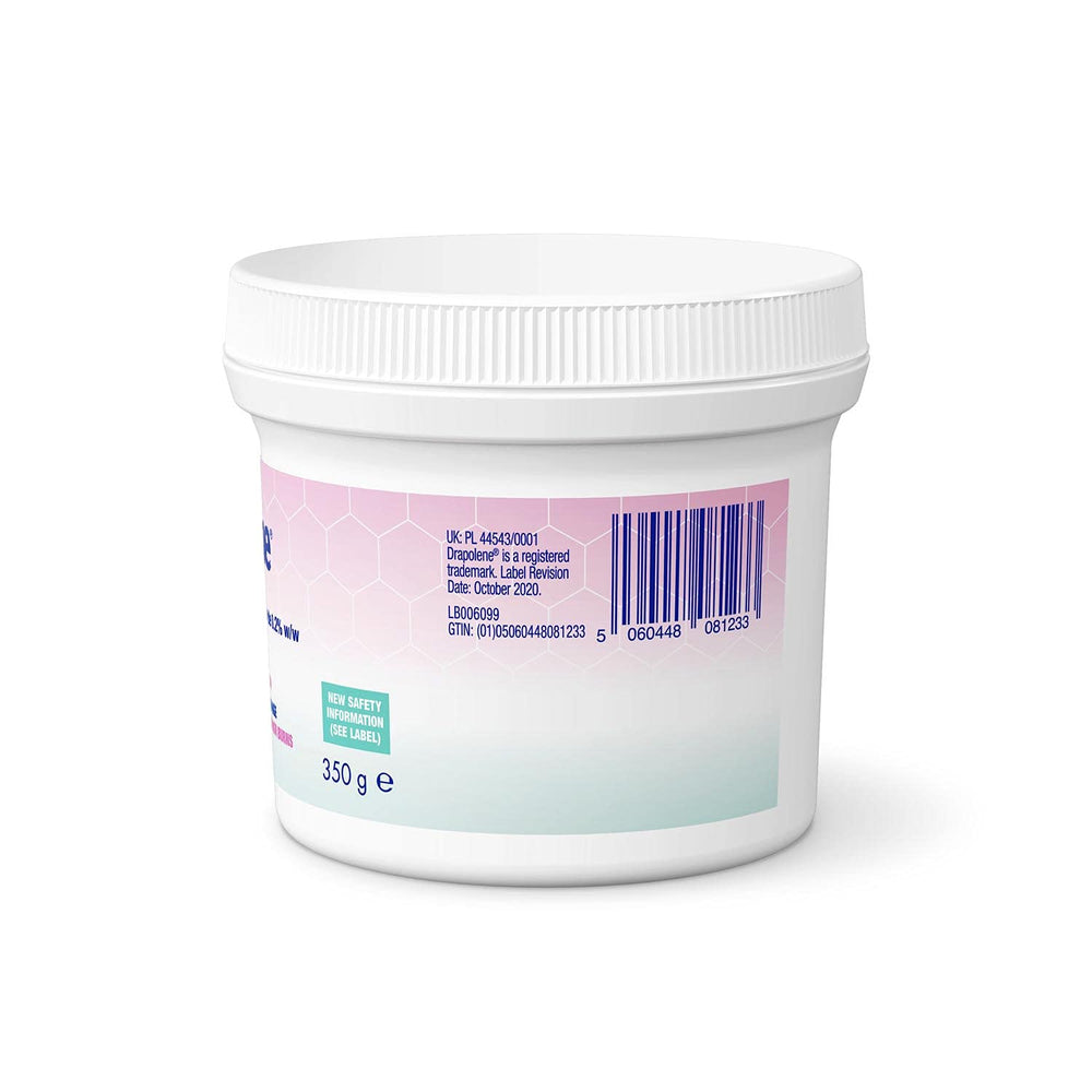 Drapolene 350g application scene protecting skin from irritants